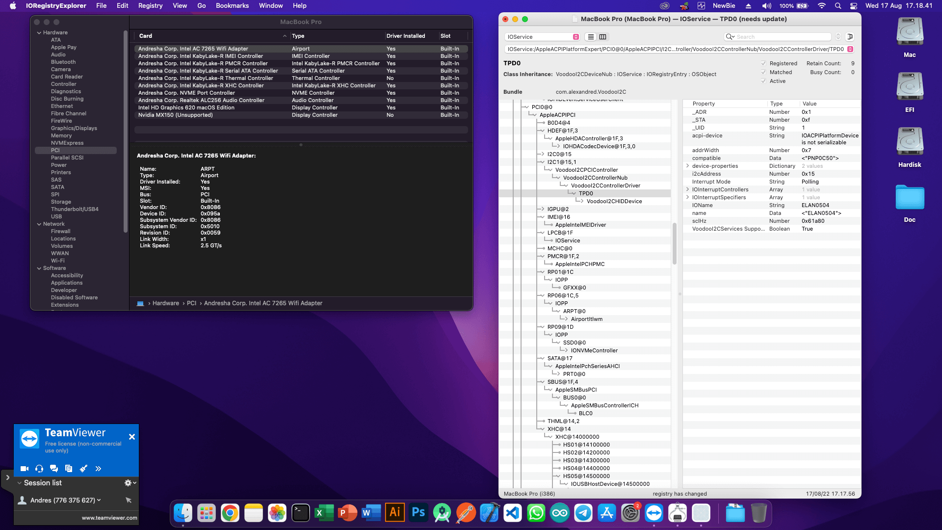 Acer Swift 3 SF314 54G 51WS 5th [KabyLake R + Intel UHD 620 + I2C]   OpenCore 9
